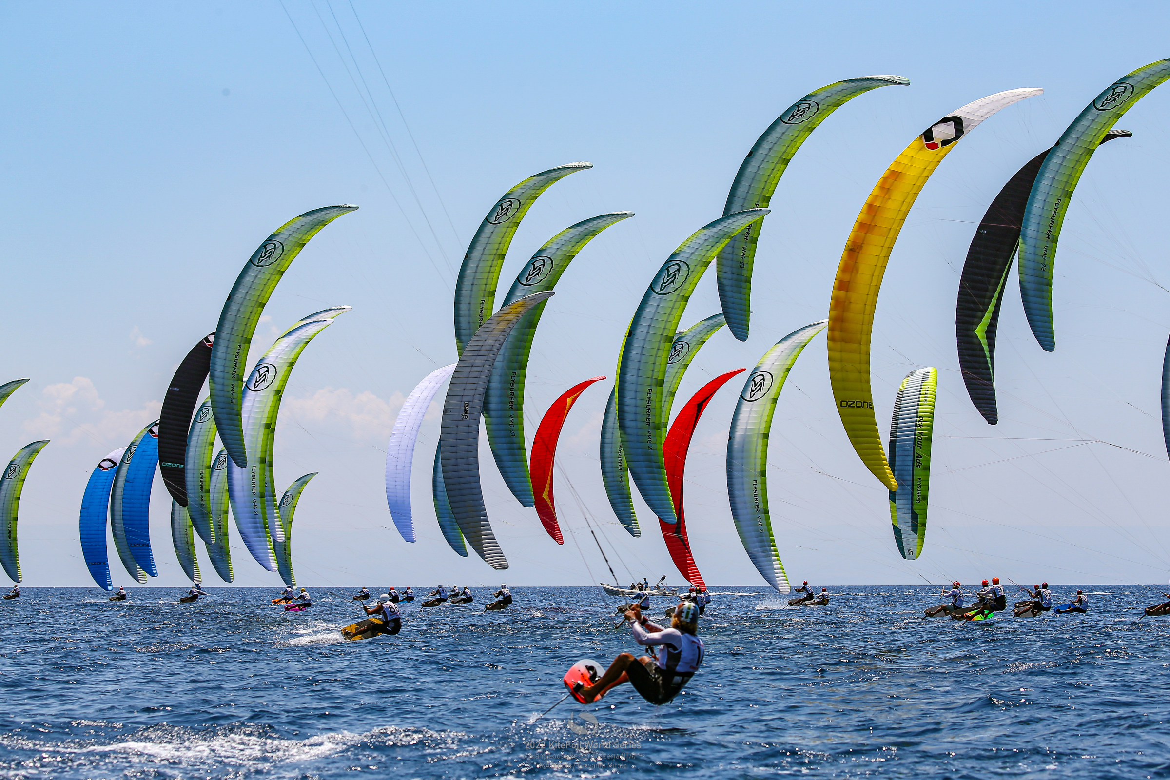 Spiaggia per il kitesurf a Gizzeria, nel Golfo di Sant'Eufemia.