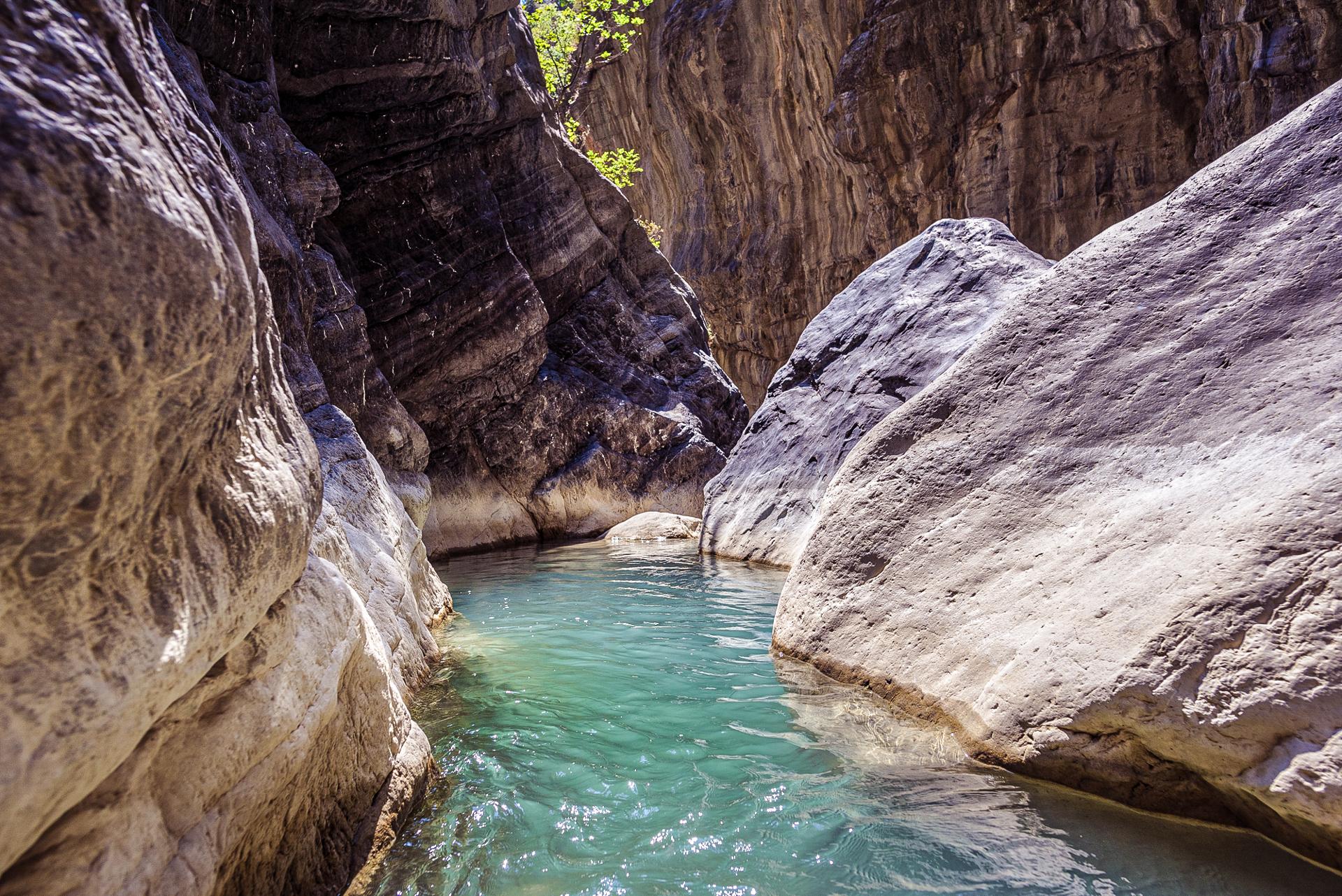 Il canyon delle Gole del Raganello, vicino Civita.