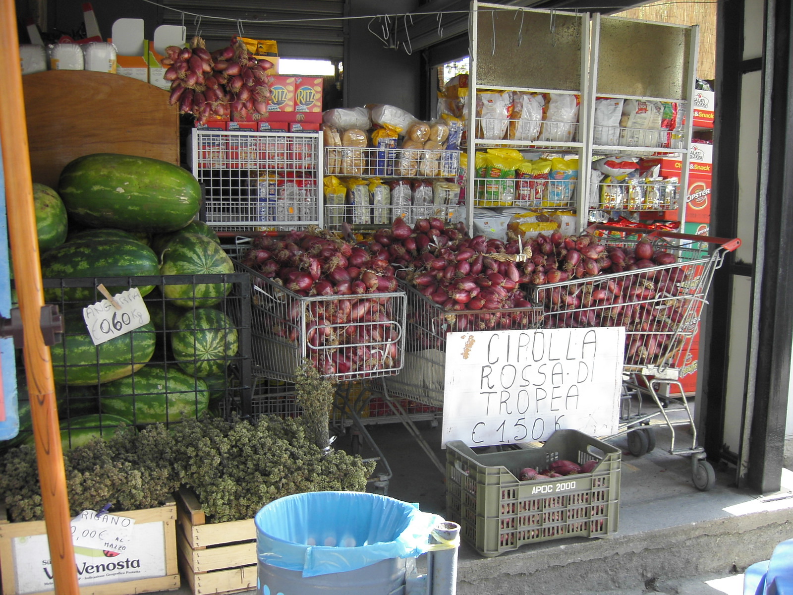 Cipolle rosse della fascia Tropea-Ricadi.
